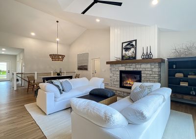 Dining room and great room of Cove 12