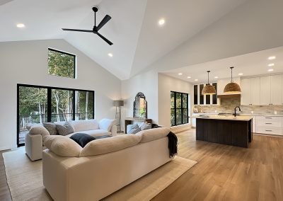 kitchen and great room of Cove 12