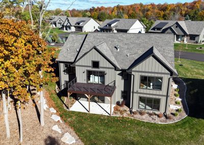 An aerial shot of a Cove unit