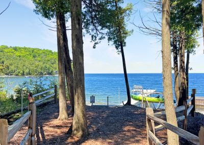 The path the the shore at Cove