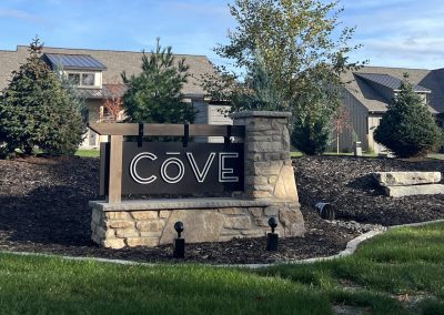 The Cove sign